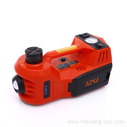 3T electric car hydraulic jack tire inflator pump